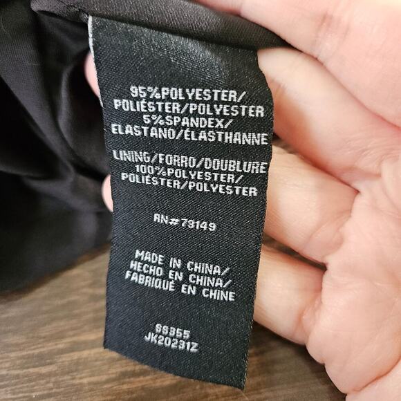 Boom Boom Jeans Womens Double Breasted Red Blazer Jacket Size Medium Stretch - Picture 6 of 6